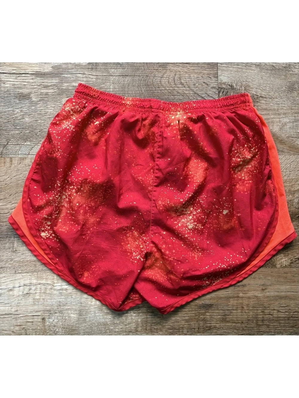 Nike Dri-FIT Women's Running Shorts Red Orange Size Small